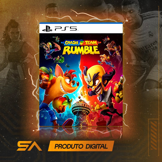 Capa oficial do jogo Crash Team Rumble - Edição Padrão para PS5 em Mídia Digital