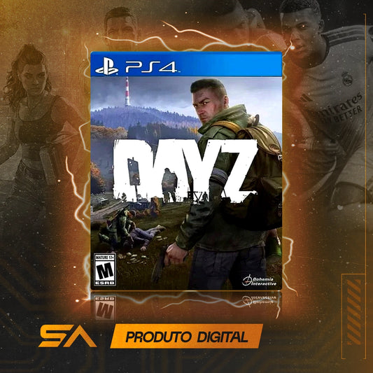 Capa oficial do jogo Dayz para PS4 em Mídia Digital