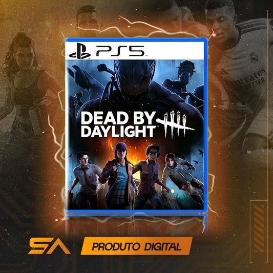 Capa oficial do jogo Dead By Daylight para PS5 em Mídia Digital
