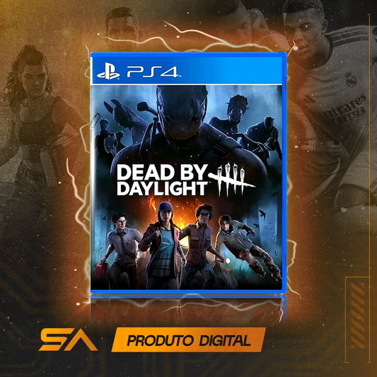 Capa oficial do jogo Dead By Daylight para PS4 em Mídia Digital