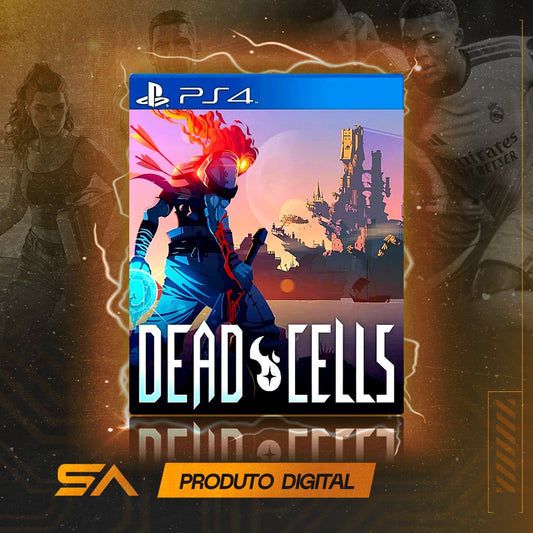 Capa oficial do jogo Dead Cells para PS4 em Mídia Digital