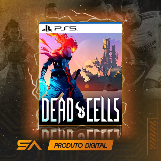 Capa oficial do jogo Dead Cells para PS5 em Mídia Digital