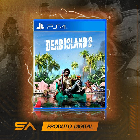 Capa oficial do jogo Dead Island 2 para PS4 em Mídia Digital