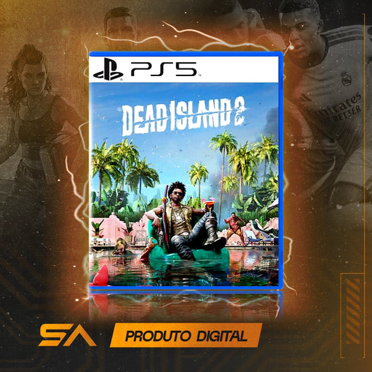 Capa oficial do jogo Dead Island 2 para PS5 em Mídia Digital