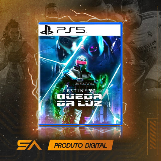 Capa oficial do jogo Destiny 2: A Queda da Luz para PS5 em Mídia Digital