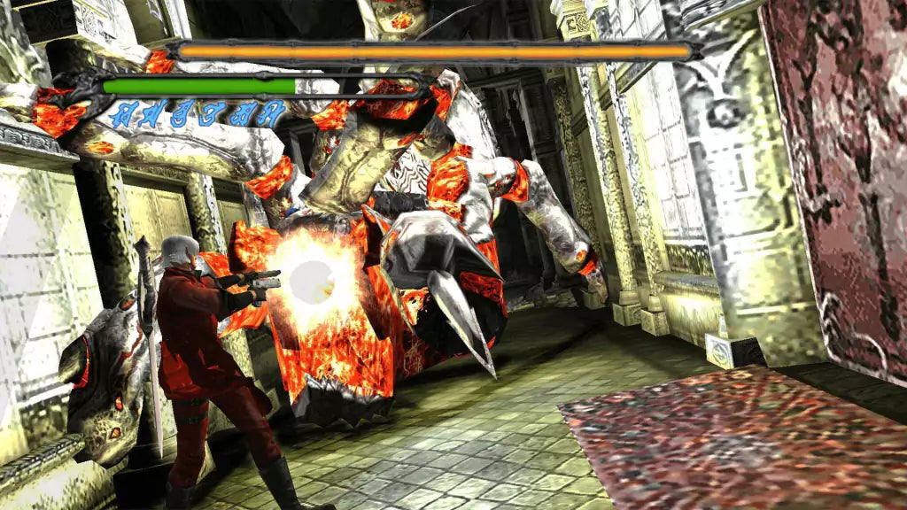 Gameplay e captura de tela de Devil May Cry HD Collection - PS4