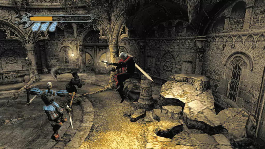 Gameplay e captura de tela de Devil May Cry HD Collection - PS4