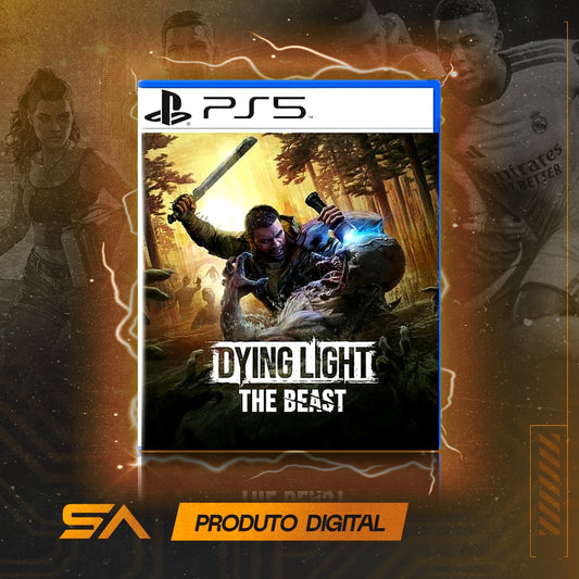 Capa oficial do jogo Dying Light: The Beast para PS5 em Mídia Digital
