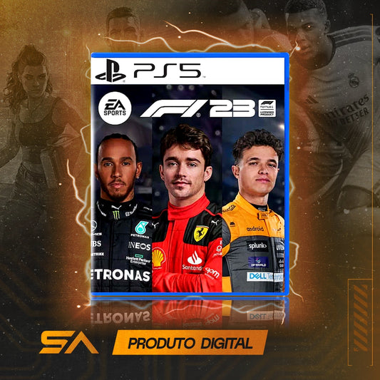 Capa oficial do jogo F1 2023 Formula 1 - 23 para PS5 em Mídia Digital
