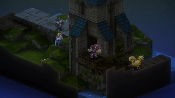 Gameplay e captura de tela de Final Fantasy Tactics - The Ivalice Chronicles - PS4