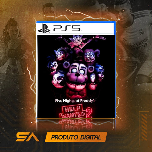 Capa oficial do jogo Five Nights at Freddy's: Help Wanted 2 para PS5 em Mídia Digital