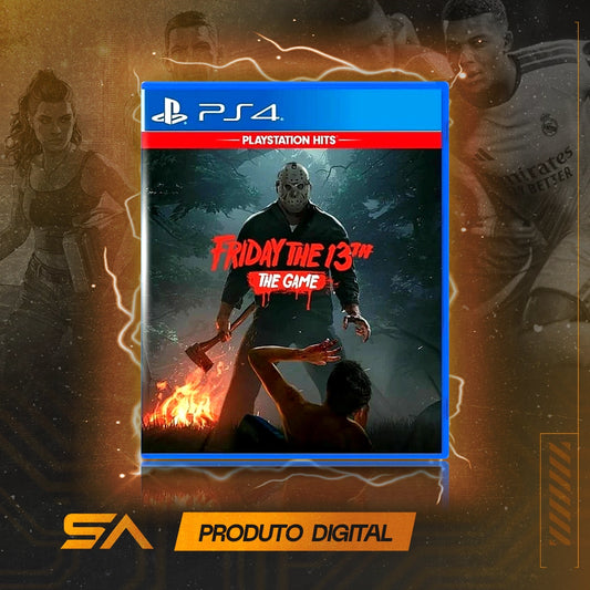 Capa oficial do jogo Friday The 13th The Game para PS4 em Mídia Digital