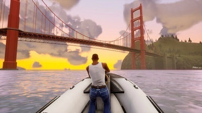 Gameplay e captura de tela de Grand Theft Auto The Trilogy The Definitive Edition GTA - PS5