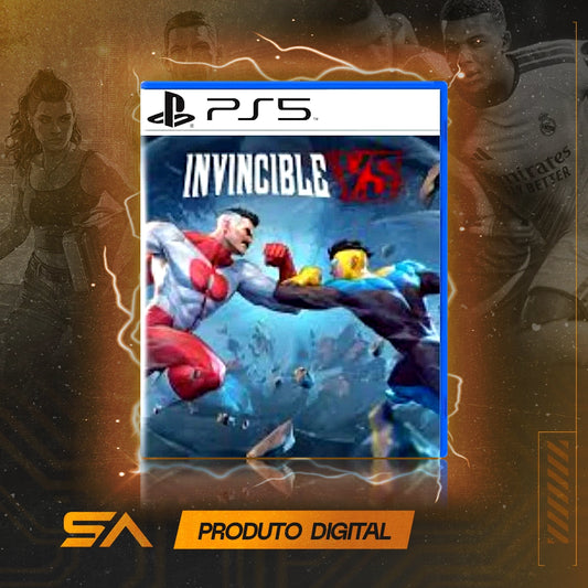 Capa oficial do jogo Invincible Vs para PS5 em Mídia Digital