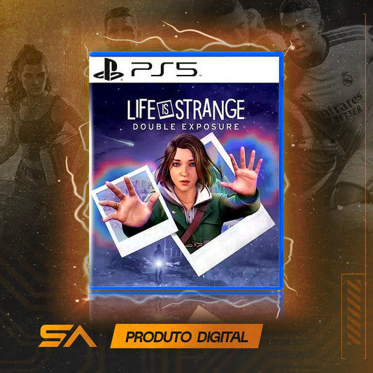 Capa oficial do jogo Life Is Strange Double Exposure para PS5 em Mídia Digital