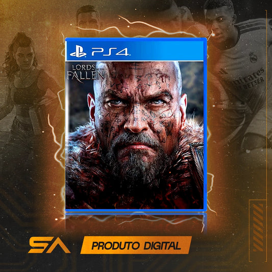 Capa oficial do jogo Lords of The Fallen (2014) para PS4 em Mídia Digital