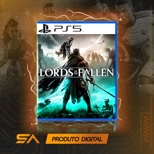 Capa oficial do jogo Lords of The Fallen para PS5 em Mídia Digital