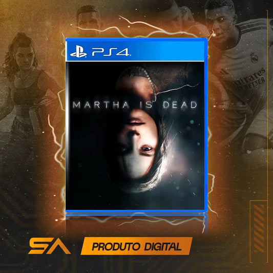 Capa oficial do jogo Martha Is Dead para PS4 em Mídia Digital
