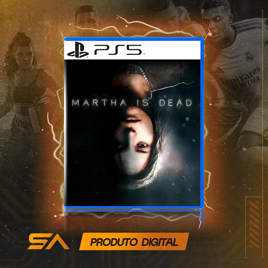 Capa oficial do jogo Martha Is Dead para PS5 em Mídia Digital