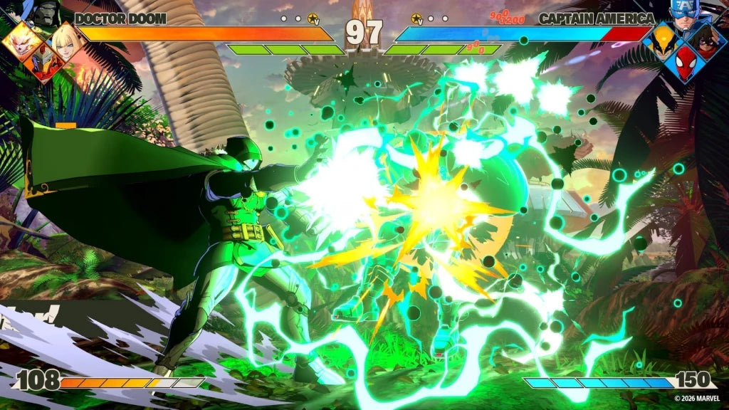 Gameplay e captura de tela de Marvel Tōkon: Fighting Souls - PS5