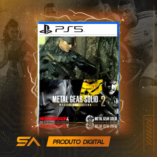 Capa oficial do jogo Metal Gear Solid: Master Collection Vol.2 para PS5 em Mídia Digital