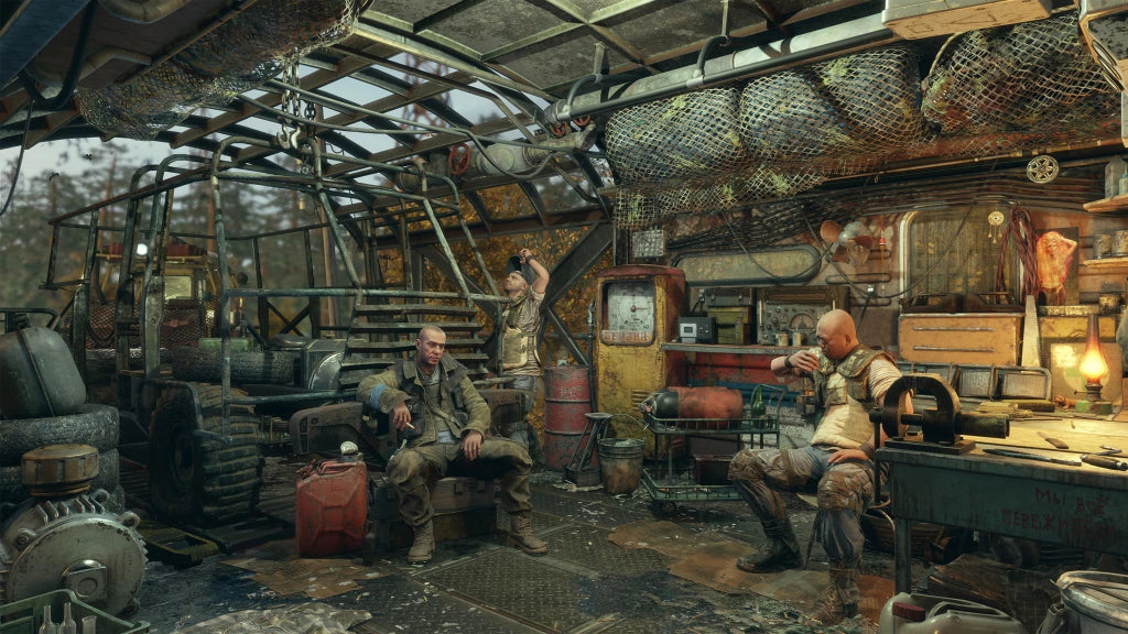 Gameplay e captura de tela de Metro Exodus - PS5