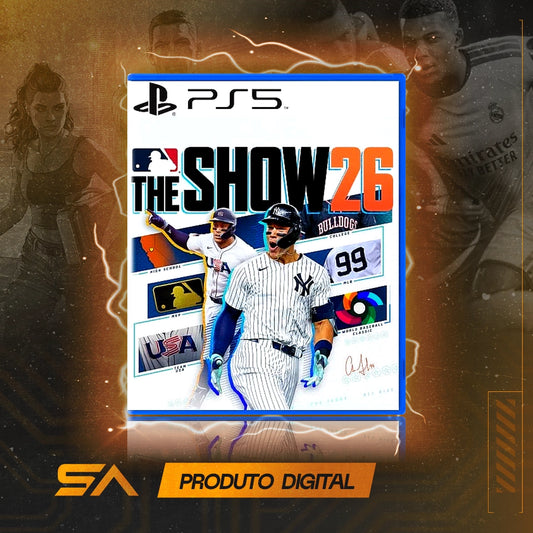 Capa oficial do jogo MLB The Show 26 para PS5 em Mídia Digital