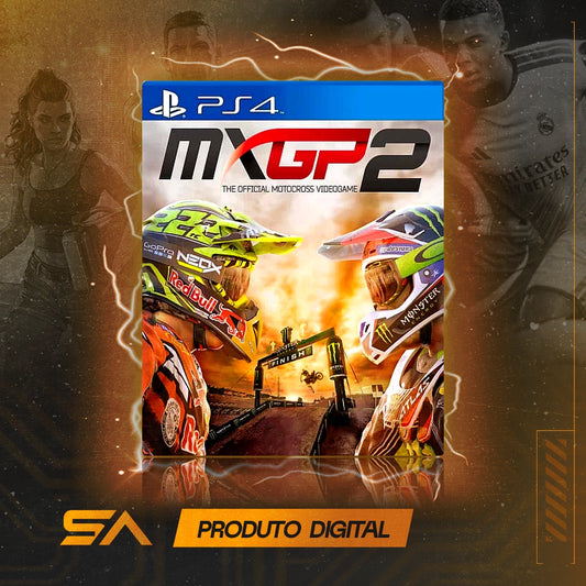 Capa oficial do jogo Mxgp2 - The Official Motocross Videogame para PS4 em Mídia Digital