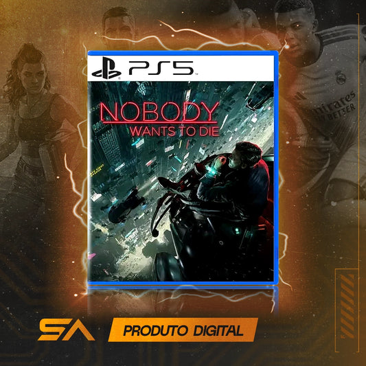 Capa oficial do jogo Nobody Wants To Die para PS5 em Mídia Digital