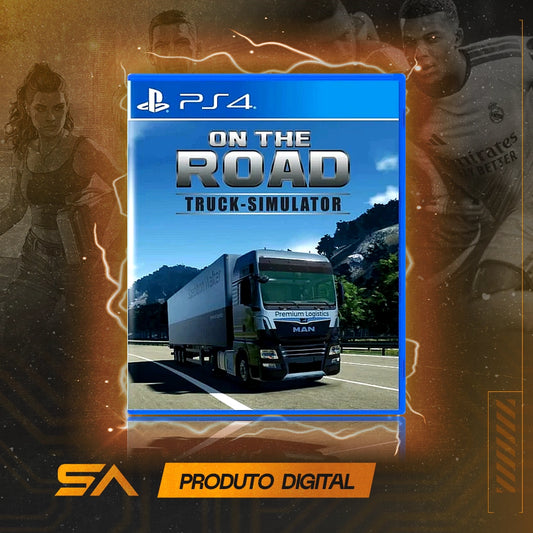 Capa oficial do jogo On The Road para PS4 em Mídia Digital