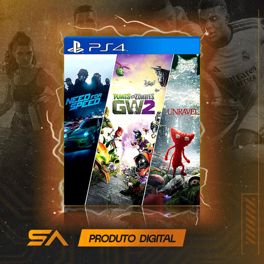 Capa oficial do jogo Pacote Familiar EA para PS4 em Mídia Digital