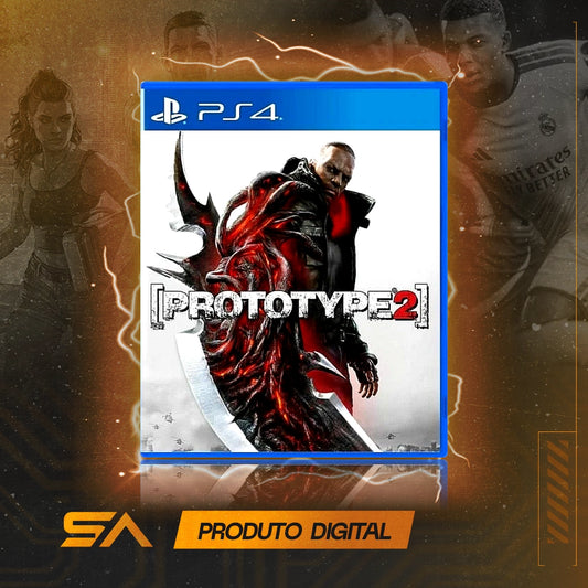 Capa oficial do jogo Prototype 2 para PS4 em Mídia Digital