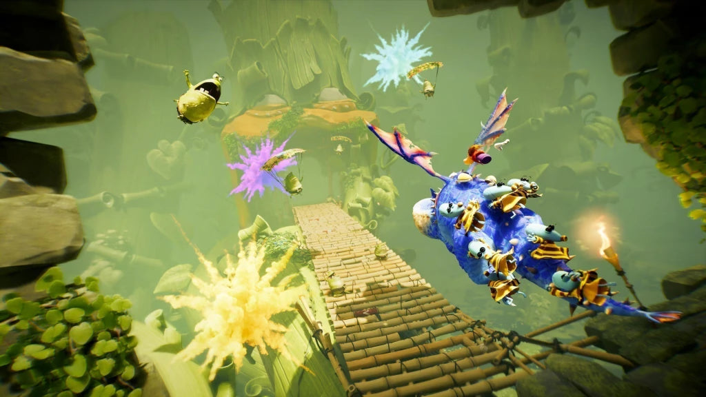 Gameplay e captura de tela de Rayman Legends Retold - PS5