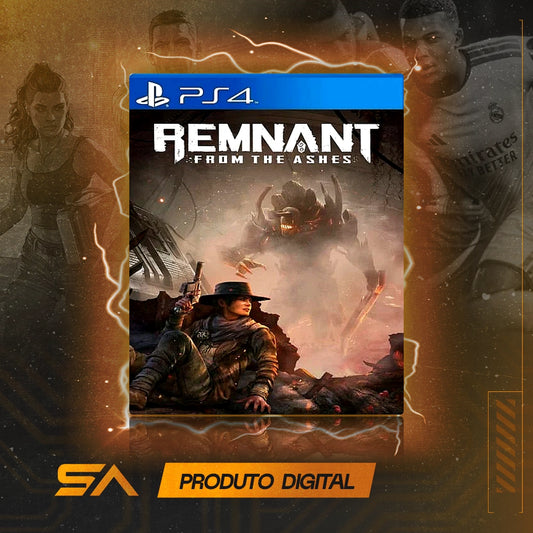 Capa oficial do jogo Remnant: From The Ashes para PS4 em Mídia Digital