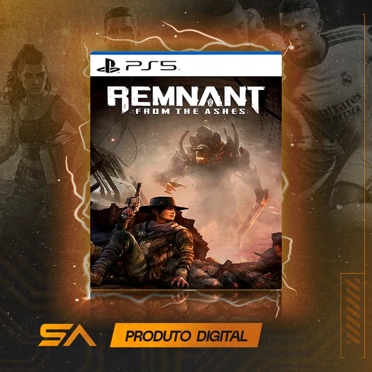 Capa oficial do jogo Remnant: From The Ashes para PS5 em Mídia Digital