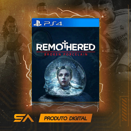 Capa oficial do jogo Remothered: Broken Porcelain para PS4 em Mídia Digital