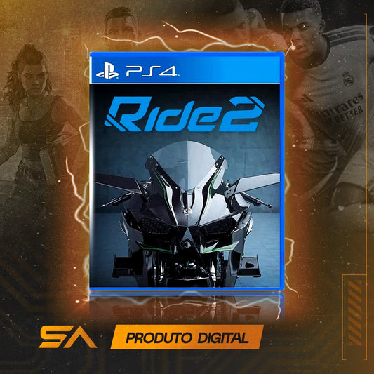 Capa oficial do jogo Ride 2 para PS4 em Mídia Digital