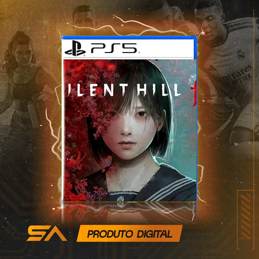 Capa oficial do jogo Silent Hill F para PS5 em Mídia Digital