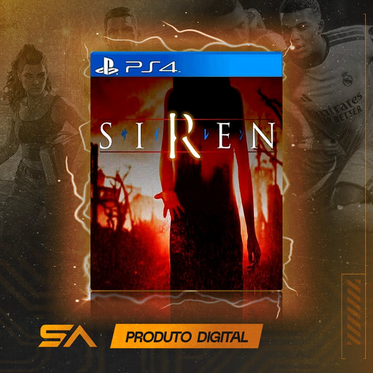 Capa oficial do jogo Siren para PS4 em Mídia Digital