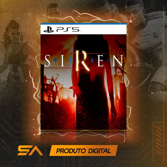 Capa oficial do jogo Siren para PS5 em Mídia Digital