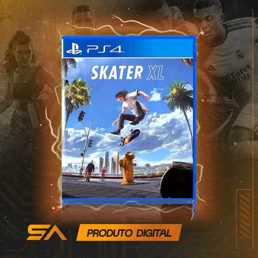 Capa oficial do jogo Skater Xl para PS4 em Mídia Digital