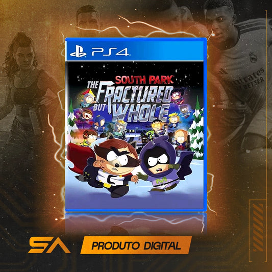 Capa oficial do jogo South Park: A Fenda Que Abunda Força para PS4 em Mídia Digital