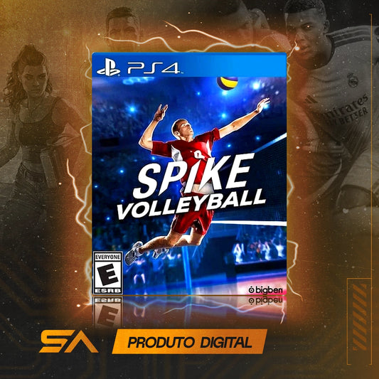Capa oficial do jogo Spike Volleyball para PS4 em Mídia Digital
