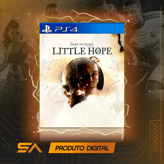 Capa oficial do jogo The Dark Pictures Anthology Little Hope para PS4 em Mídia Digital