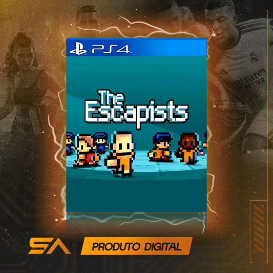 Capa oficial do jogo The Escapists para PS4 em Mídia Digital