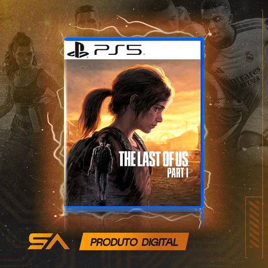 Capa oficial do jogo The Last of Us Part I para PS5 em Mídia Digital