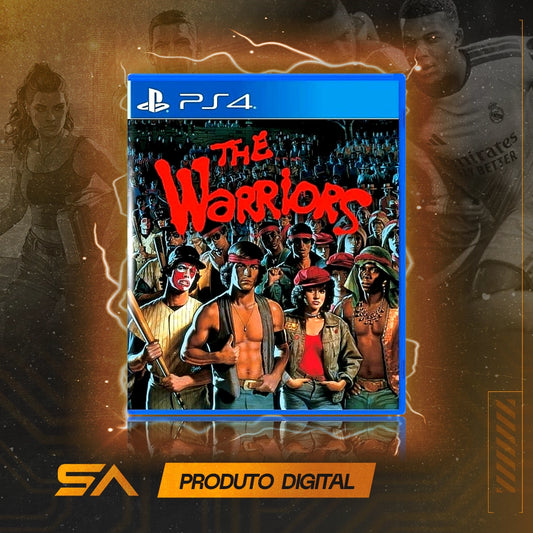 Capa oficial do jogo The Warriors para PS4 em Mídia Digital