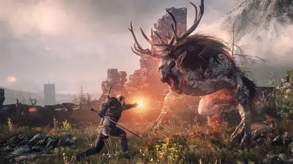 Gameplay e captura de tela de The Witcher 3: Wild Hunt - PS5