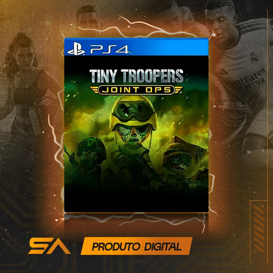 Capa oficial do jogo Tiny Troopers Joint Ops Complete Bundle para PS4 em Mídia Digital