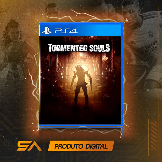 Capa oficial do jogo Tormented Souls para PS4 em Mídia Digital